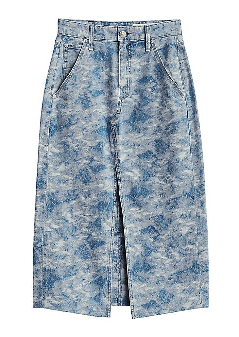 Denim Vibe Midi Skirt