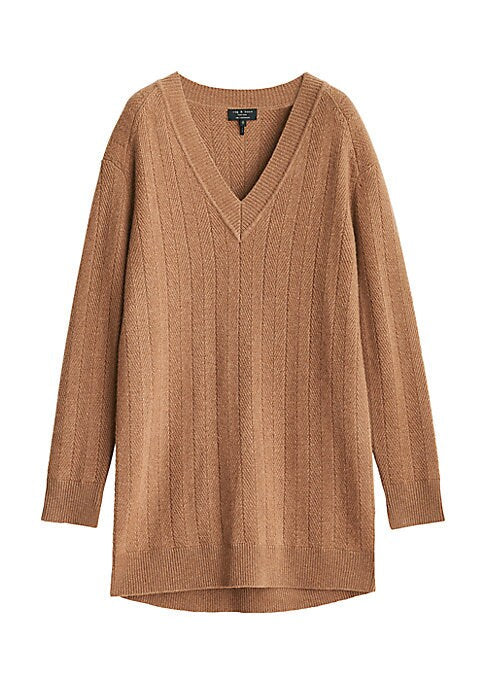 Herringbone Cashmere Dress