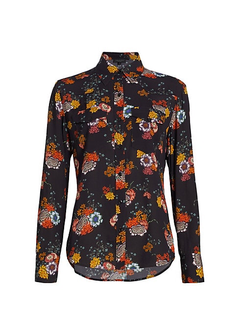 Floral Chic Button-Up
