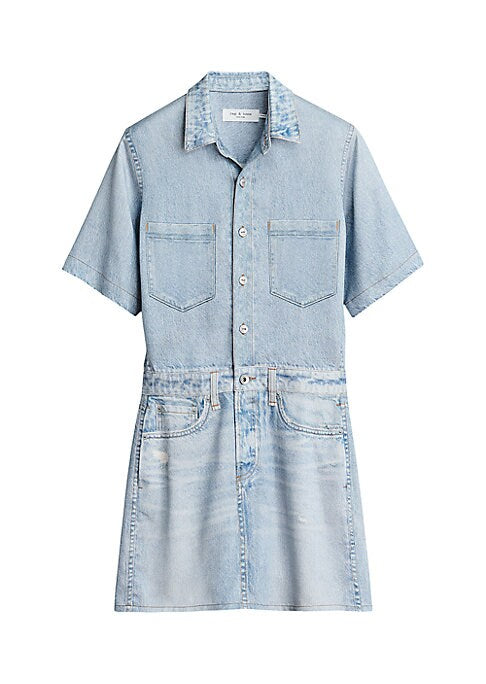 Chic Denim Vibe Dress