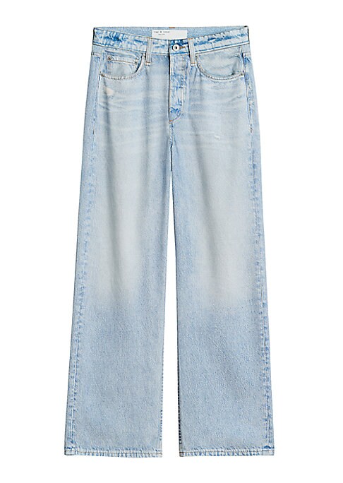 Chic Wide-Leg Denim Pants