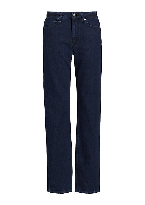 Sleek Straight Denim Pants