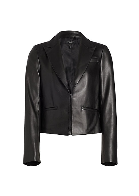 Luxe Leather Blazer