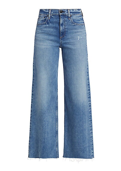 Trendy Cropped Denim Pants