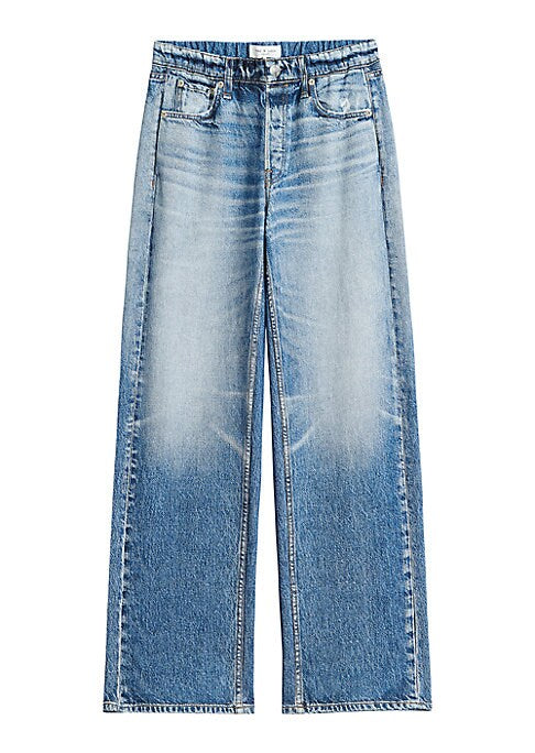 Comfort Fit Wide Jeans