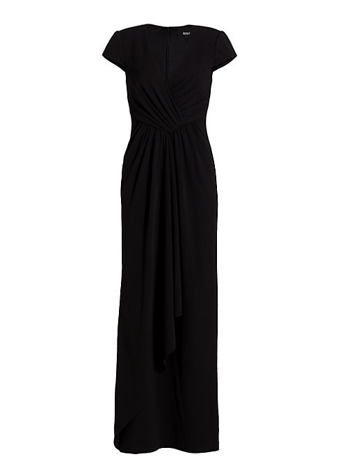 Elegant Draped Evening Gown