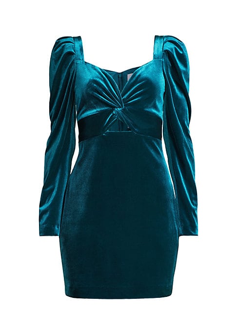 Lustrous Puff Sleeve Dress