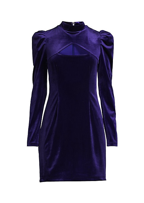 Velvet Chic Mini Dress
