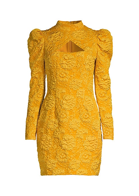 Floral Cut-Out Minidress