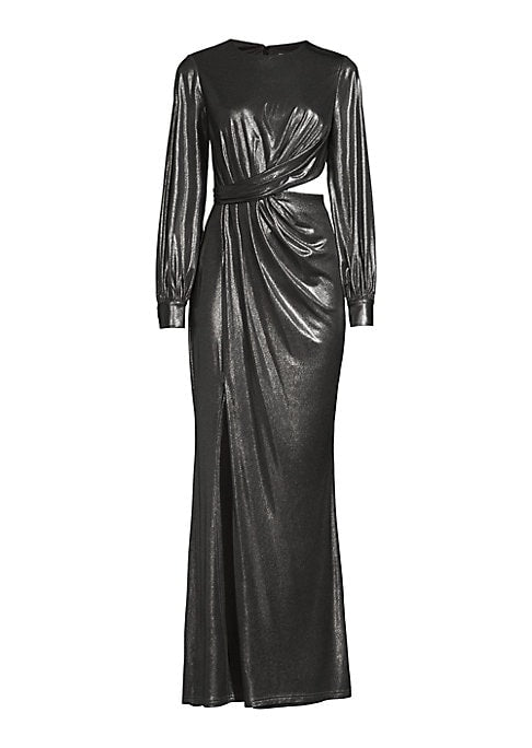 Shimmering Slit Dress
