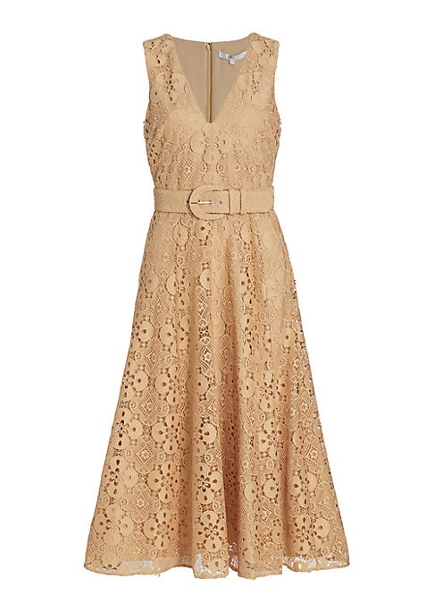 Lace Swing Midi Dress