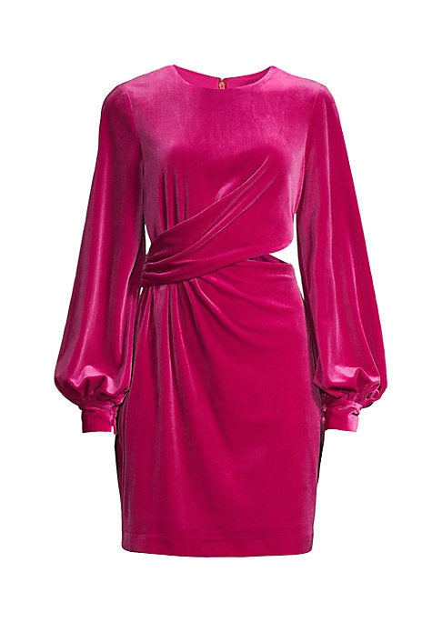 Velvet Bishop Minidress