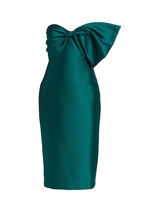 Dramatic Bow Midi Dress