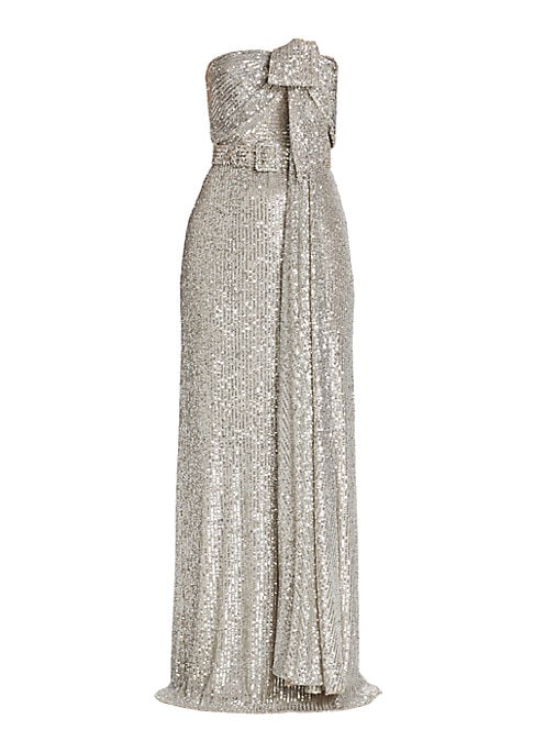 Glamourous Bow Evening Gown