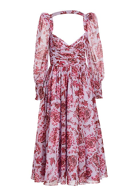 Floral Elegance Midi Dress
