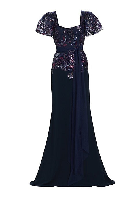 Elegant Flutter Gown