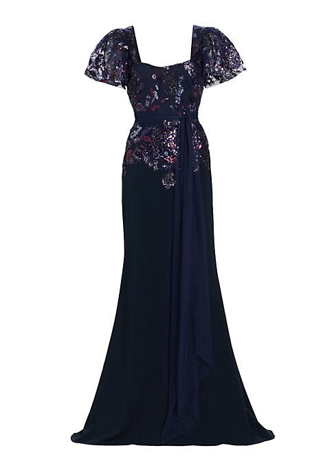 Elegant Flutter Gown