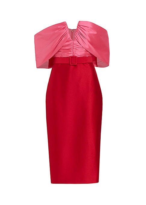 Elegant Contrast Dress