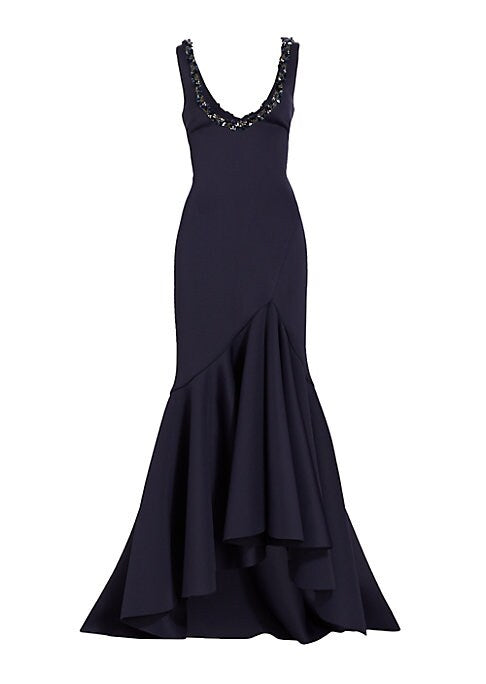 Glistening High-Low Gown