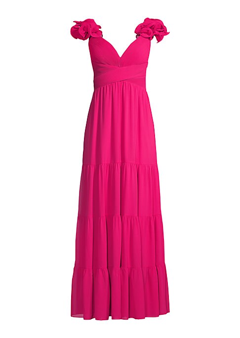Ruffle Tiered Elegance Gown