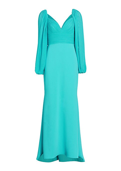 Elegant Plissé Evening Dress