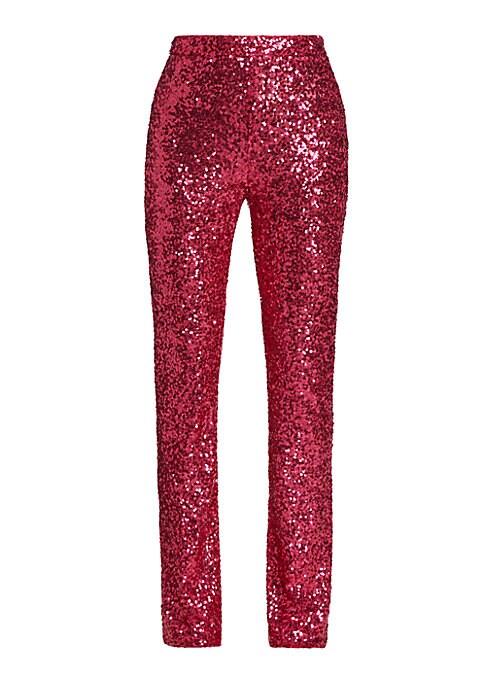 Sparkling Sequin Trouser Pants