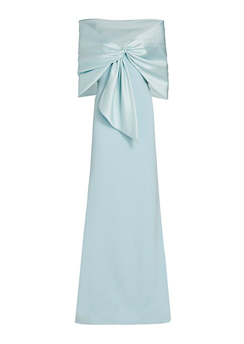 Elegant Taffeta Evening Gown