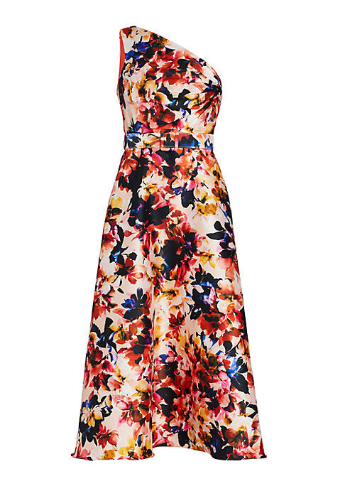 Floral Elegance Midi Dress