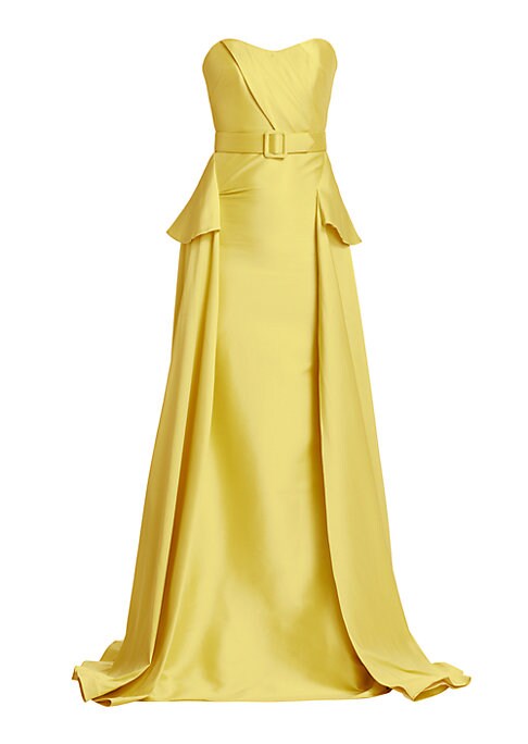 Elegant A-Line Satin Gown