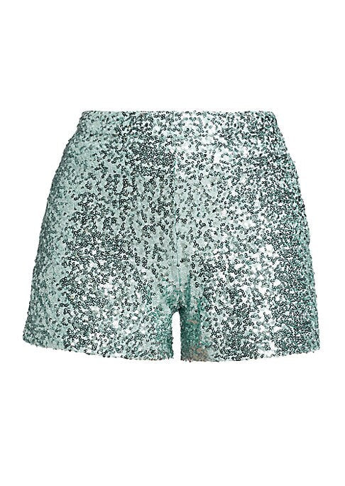 Sparkling High-Waist Shorts
