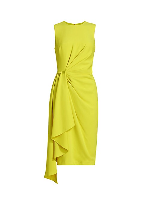Elegant Draped Sheath Dress