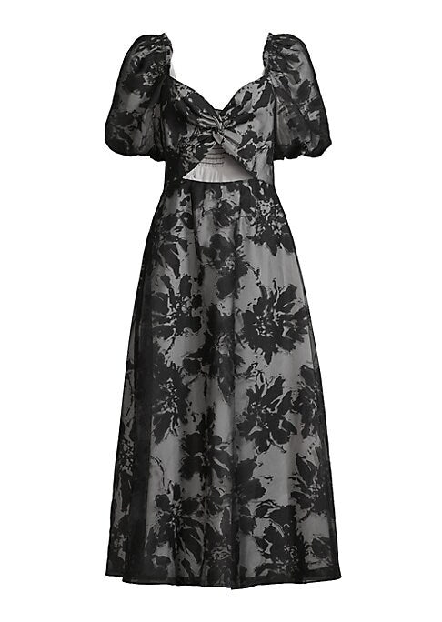 Charming Cut-Out Midi Dress