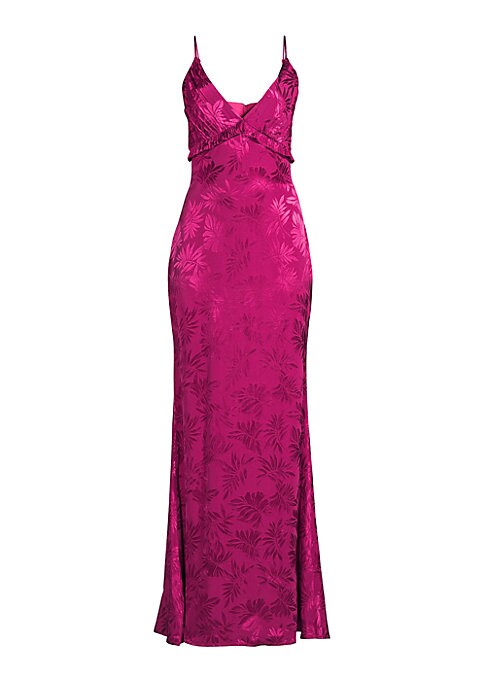 Ruffled Luxe Slip Dress