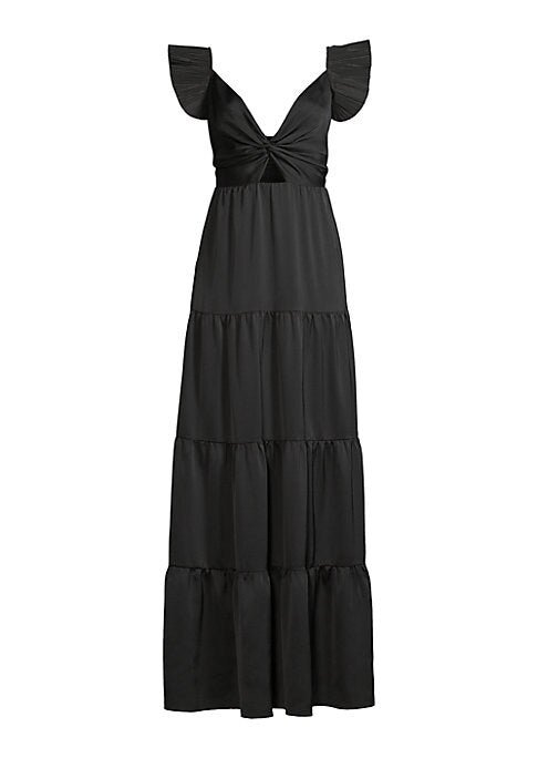 Chic Cut-Out Evening Gown