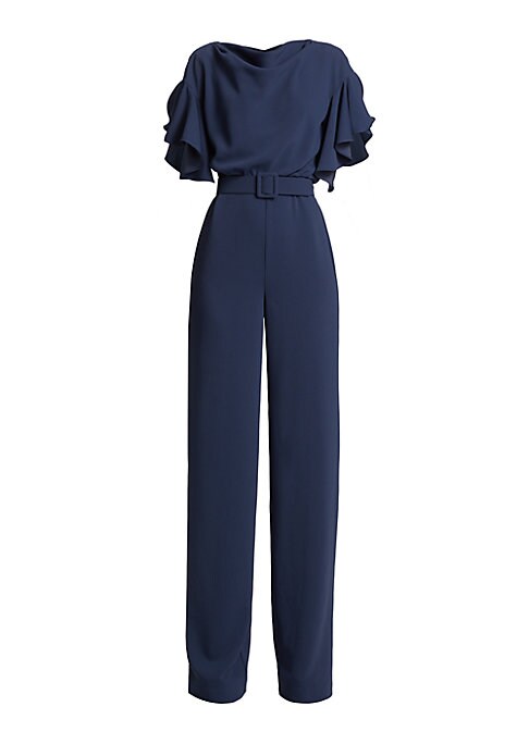 Flounce Sleeve Elegance Jumpsuit