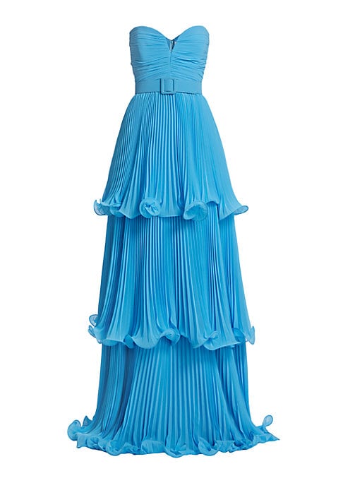 Elegant Flounce Evening Dress