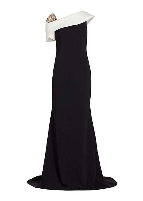 Elegant Off-Shoulder Gown