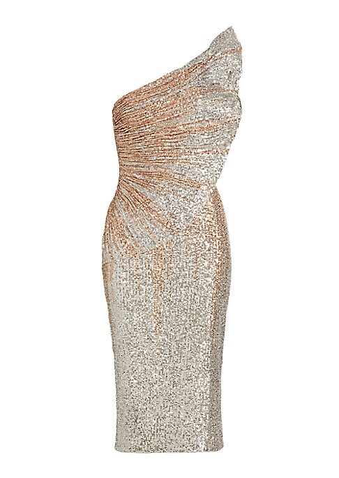 Glimmering One-Sided Dress