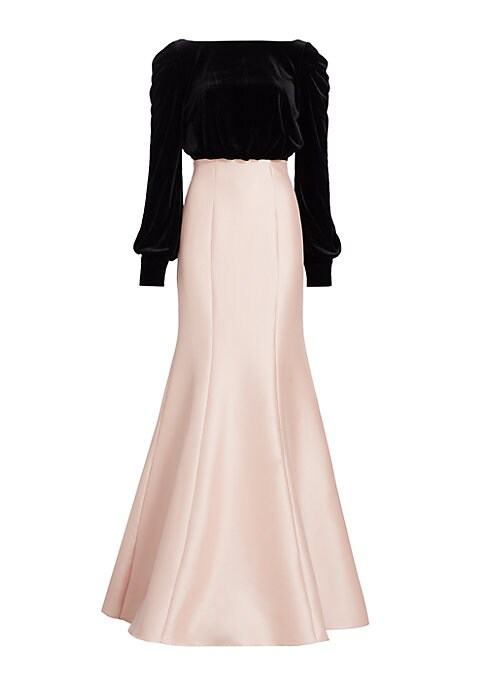 Elegant Velvet Mermaid Gown