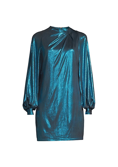 Metallic Glam Shift Dress