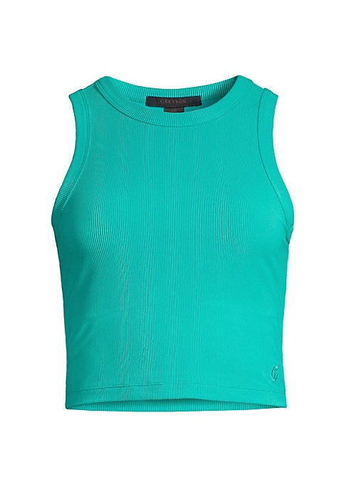 Ribbed Sleeveless Crop Top