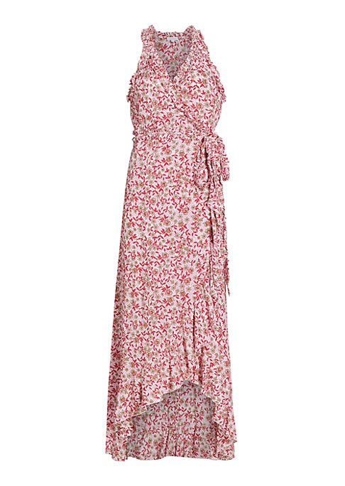 Floral Ruffle Maxi Dress