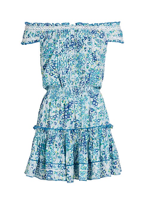 Floral Tiered Off-Shoulder Dress