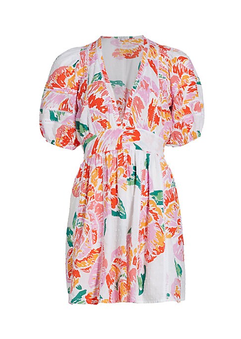 Floral Puff Minidress
