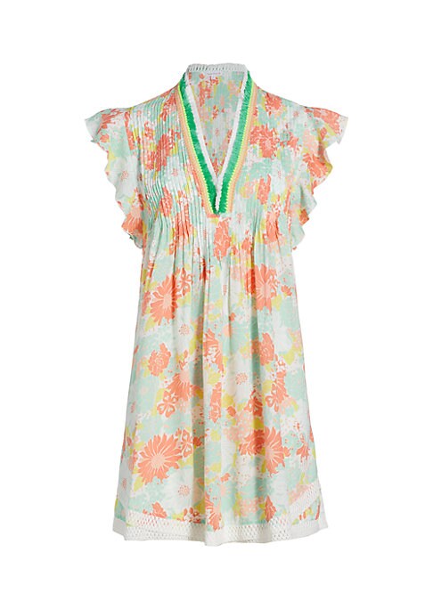 Floral Fringe Minidress