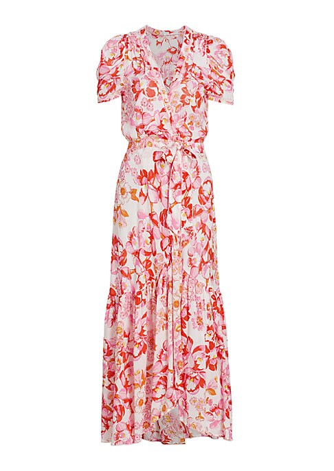 Floral Elegance Wrap Dress