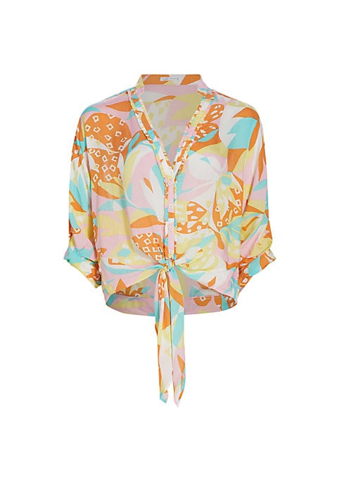 Floral Tied Top
