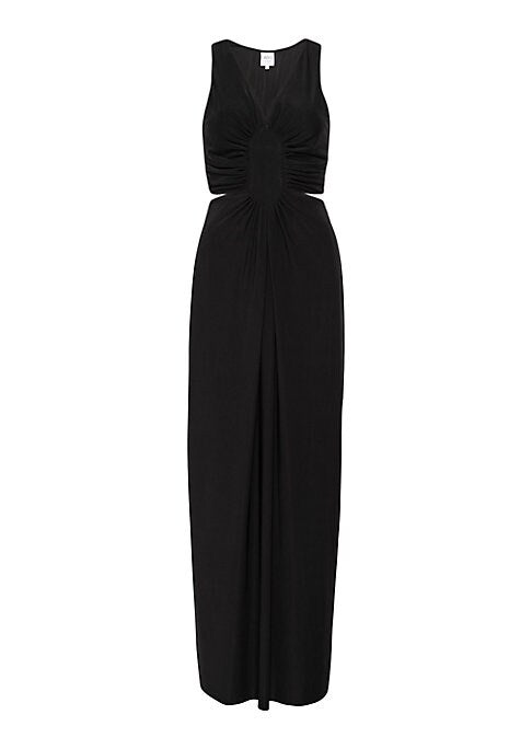 V-Neck Cut Out Gown