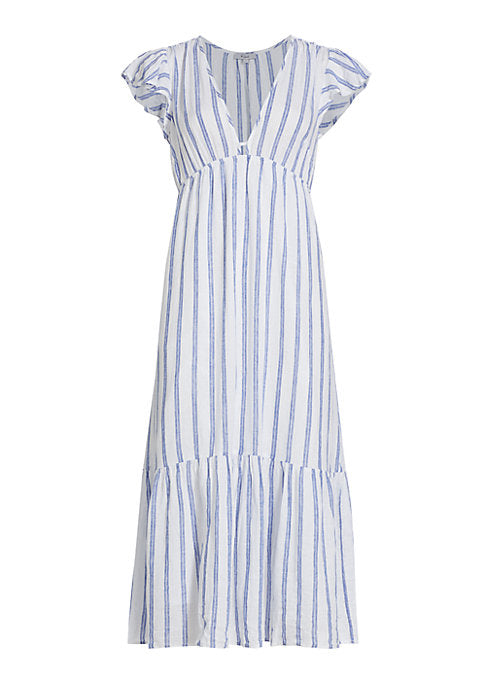 Flutter Flounce Midi Dress