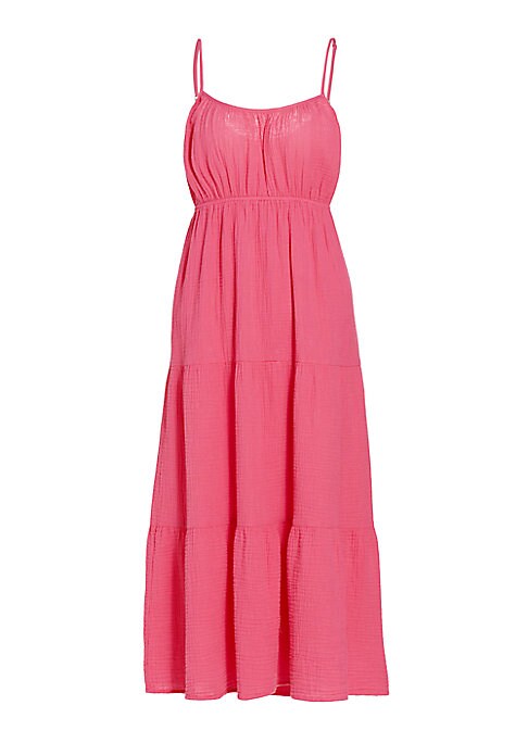 Gauzy Tiered Midi Dress